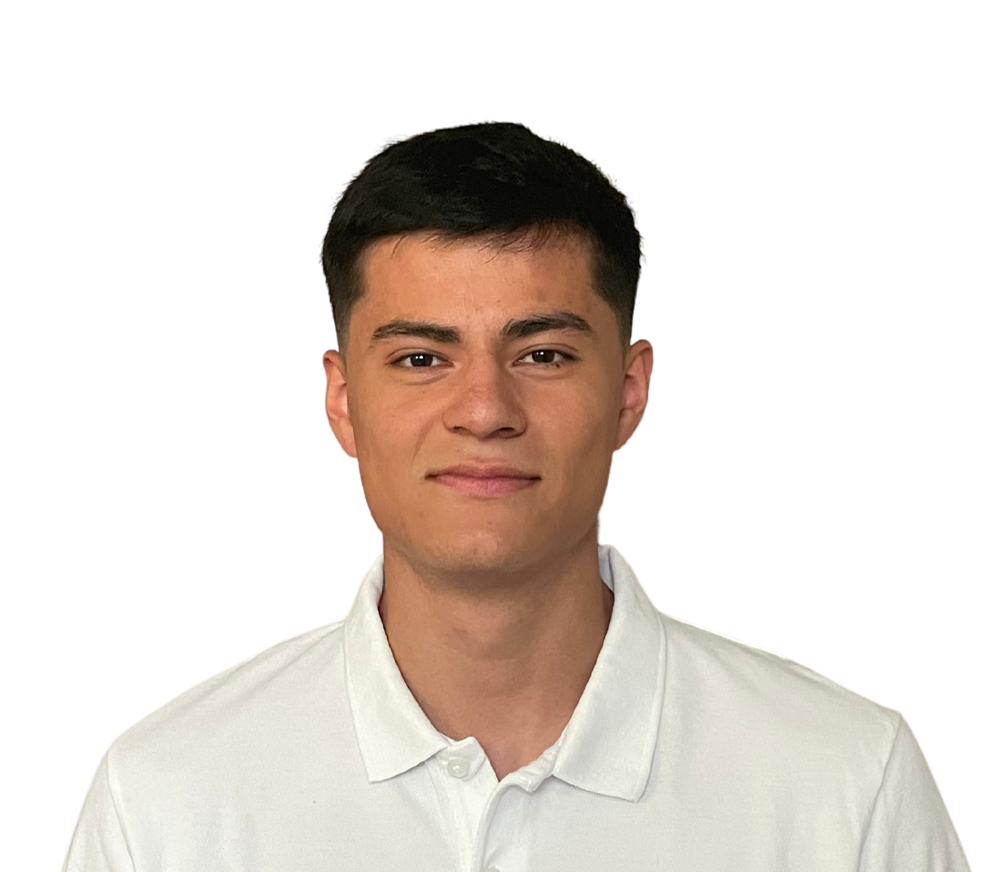 Portrait of Benni in a white polo shirt